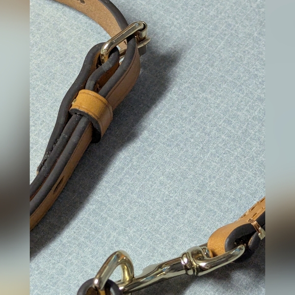 Dooney & Bourke Wayfarer Domed Crossbody Brown Leather Bag - Picture 7 of 15